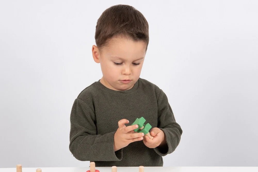 Rainbow Wooden Nuts and Bolts Pk21 | Learning and Exploring Through Play