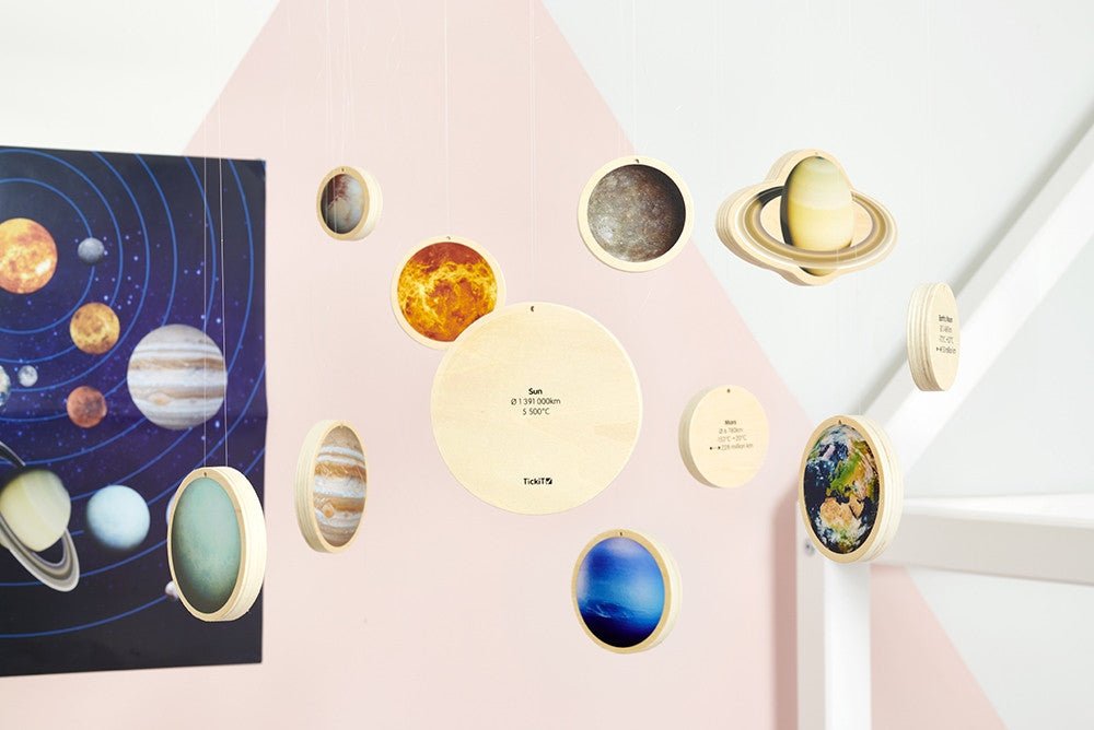 Wooden Solar System Discs | Learning and Exploring Through Play