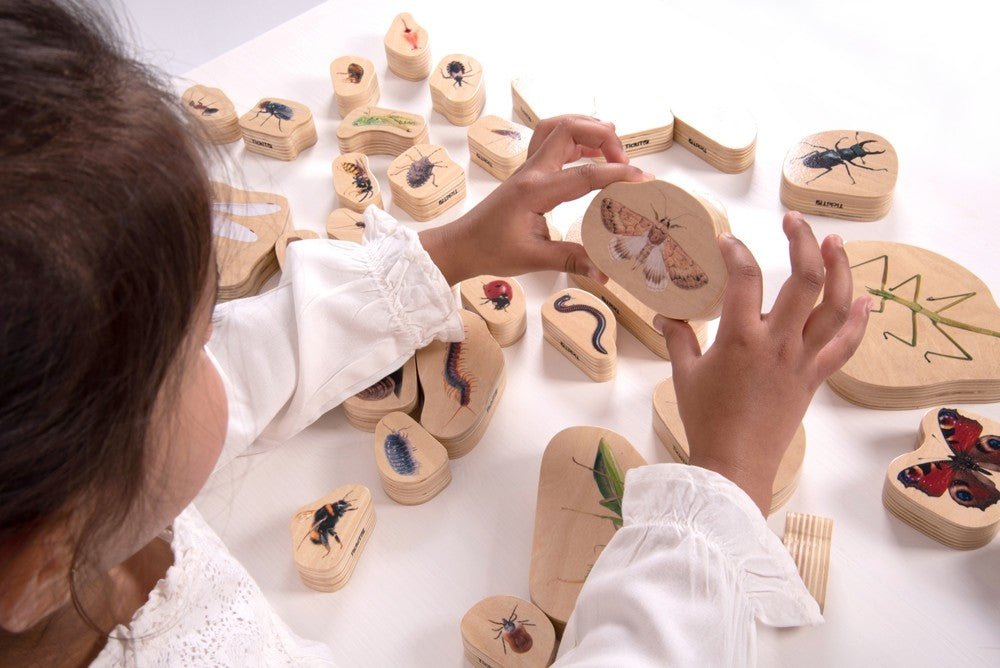 Wooden Minibeast Blocks | Learning and Exploring Through Play