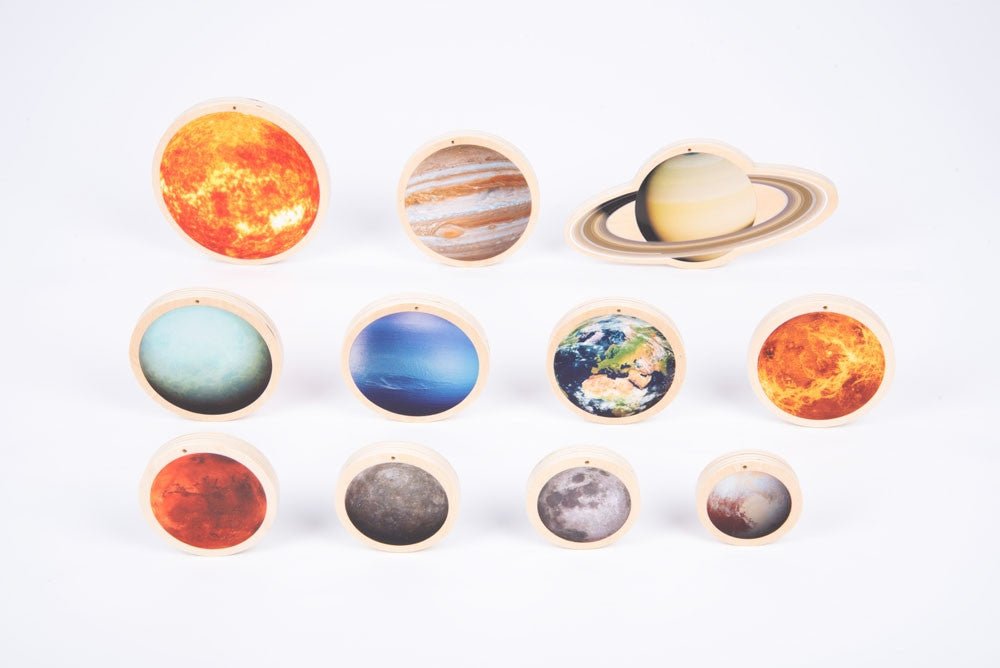 Wooden Solar System Discs | Learning and Exploring Through Play