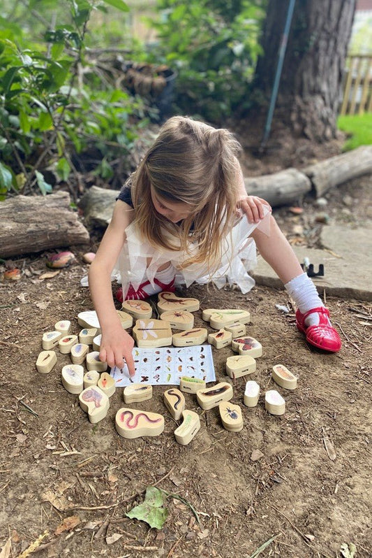 Wooden Minibeast Blocks | Learning and Exploring Through Play