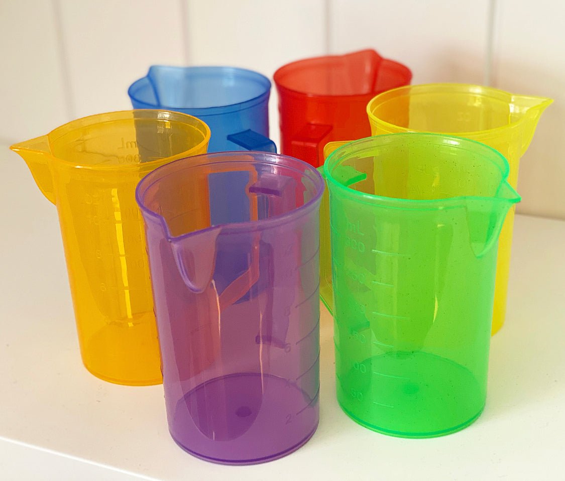 Translucent Colour Jug Set - Pk6 | Learning and Exploring Through Play