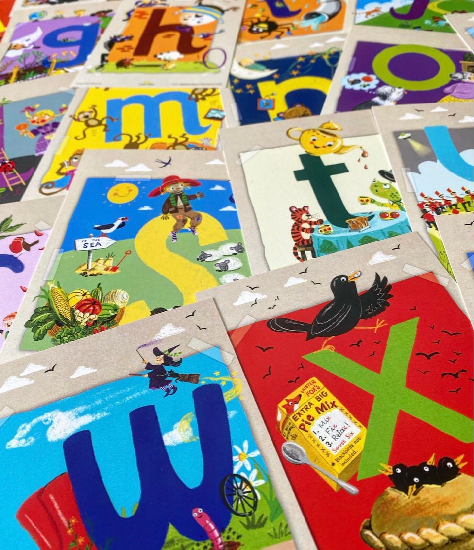 Alphabet Rhyme Time Picture Cards | Learning and Exploring Through Play