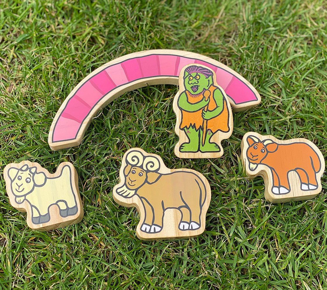 The Billy Goats Gruff Wooden Characters | Learning and Exploring Through Play