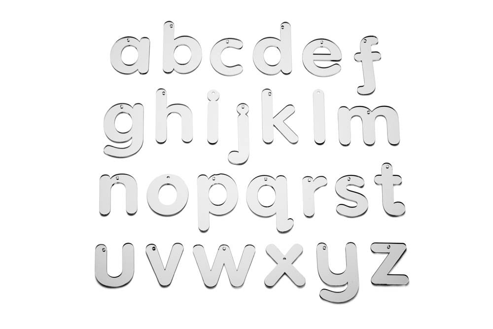 Mirror letters lowercase set of 26 - 6