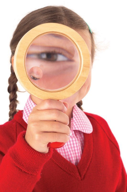 Wooden Hand Lens Magnifier | Learning and Exploring Through Play