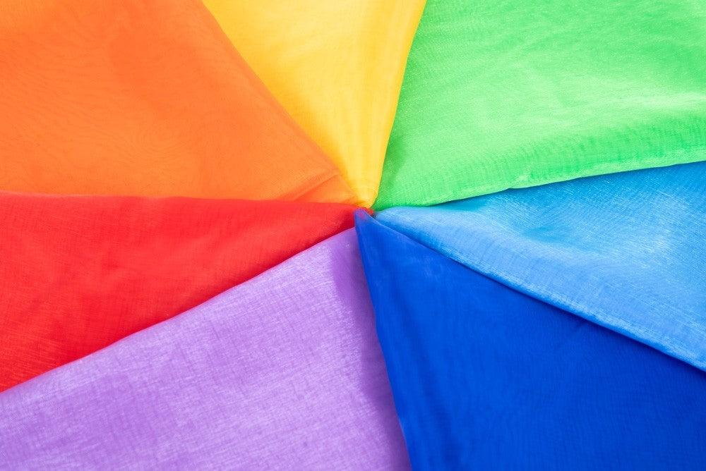 Rainbow Organza Fabrics - 0