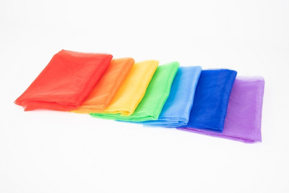 Rainbow Organza Fabrics - 5