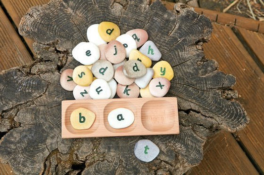 3-Pebble Word-Building Tray | Learning and Exploring Through Play