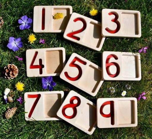Number Trays 1-9 | Learning and Exploring Through Play