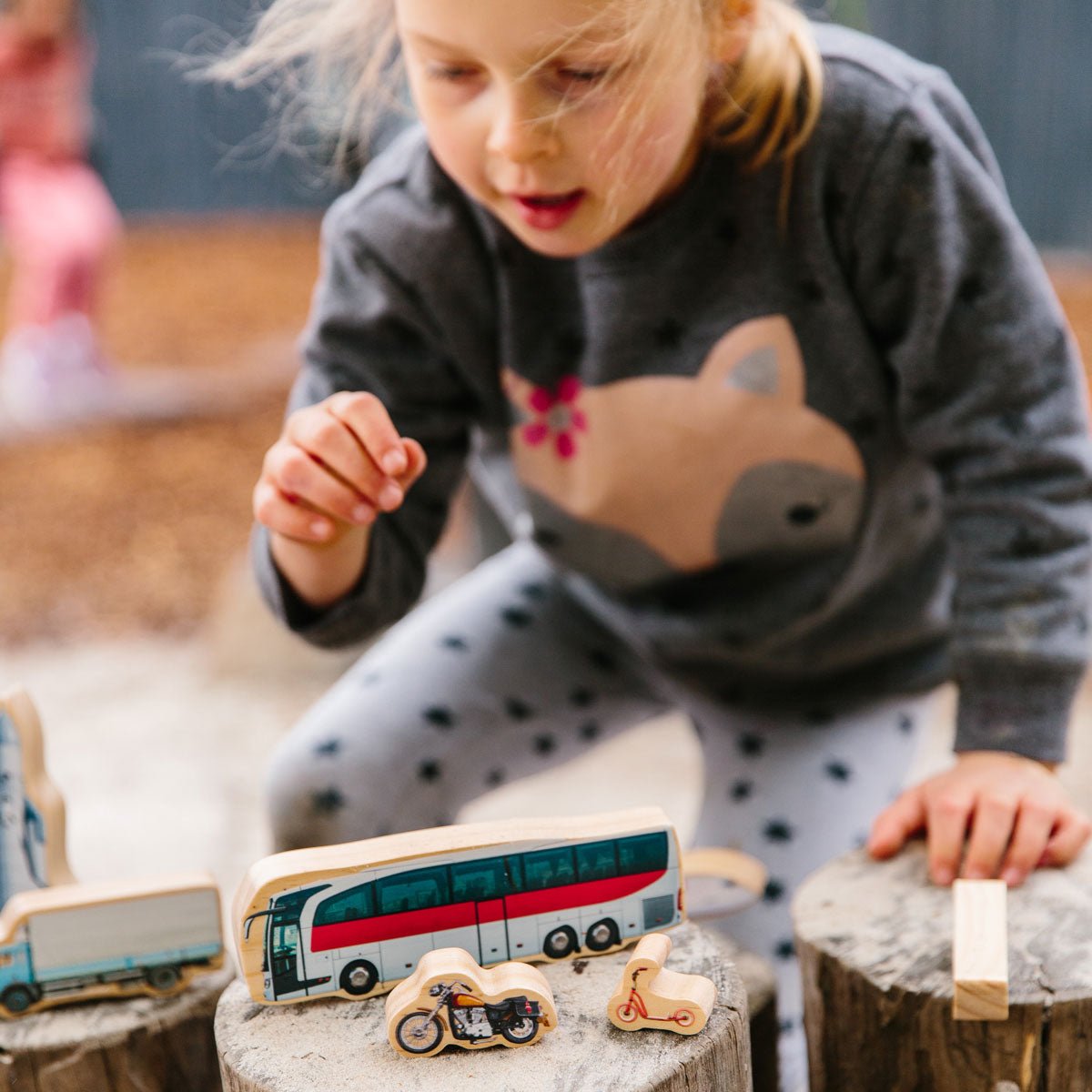 Getting Around Transport Wooden Blocks | Learning and Exploring Through Play