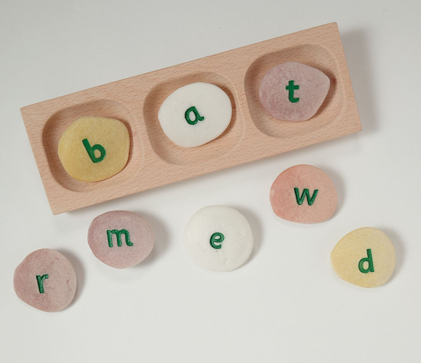 3-Pebble Word-Building Tray | Learning and Exploring Through Play