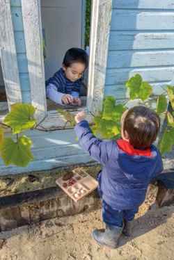 Natural Tinker Tray (9 section) | Learning and Exploring Through Play