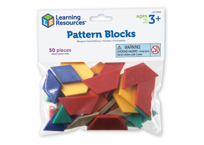 Pattern Blocks (Set of 50)
