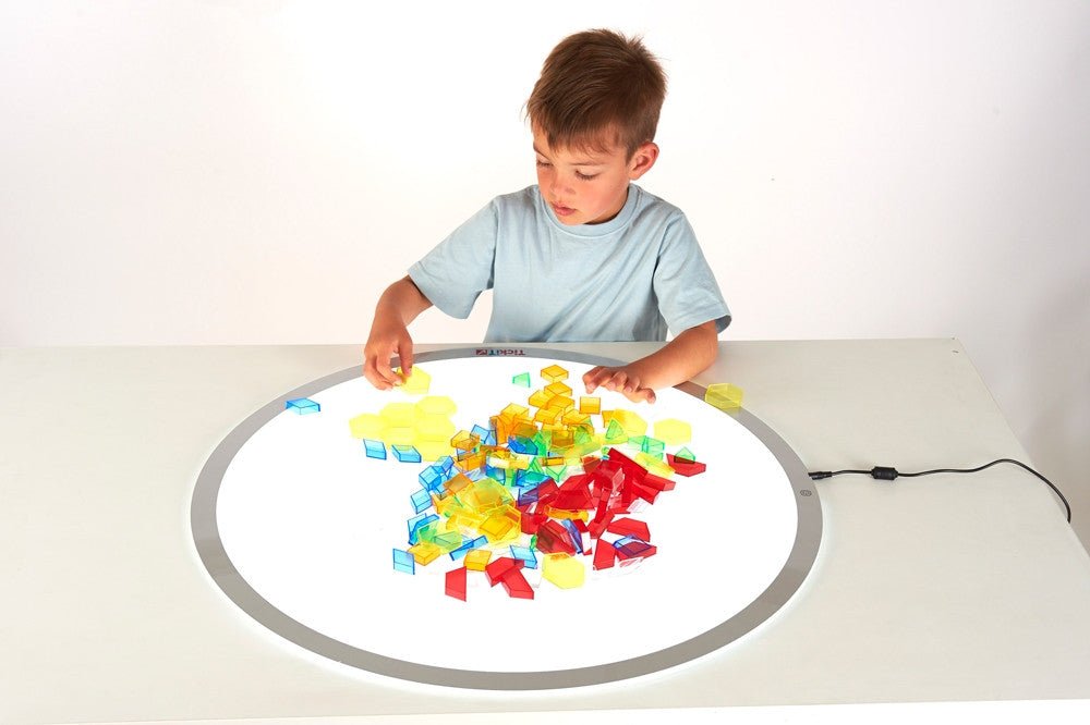Translucent Hollow Pattern Blocks | Learning and Exploring Through Play