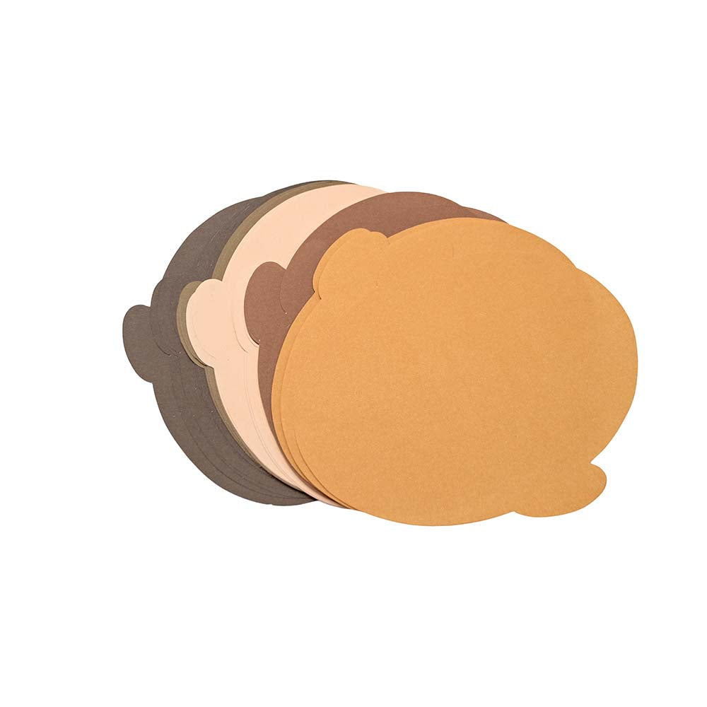 Small Paper Face Paper Face Shapes (Pack of 50) Learning and Exploring Through Play