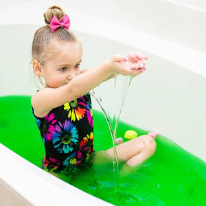 Poudre Slime Baff Pour Le Bain - Transforme L'eau En Slime Gluante - 150 G - Bleu
