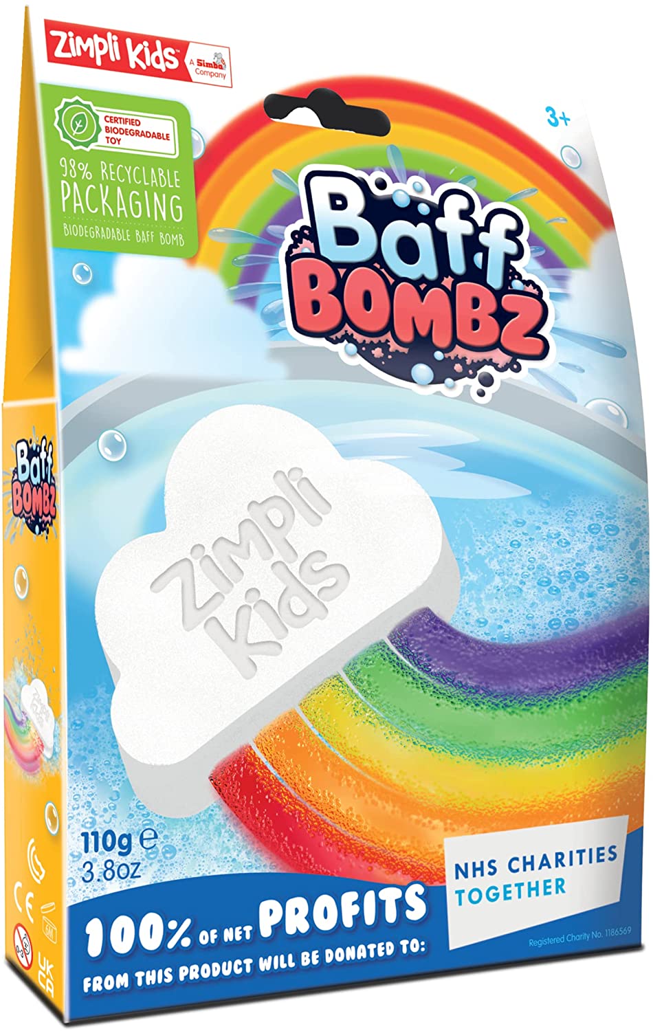 cloud rainbow baff bombz - 6