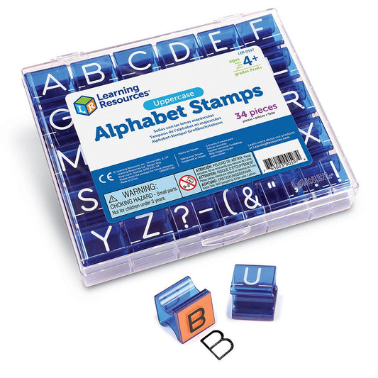 Uppercase Alphabet Stamps | Learning and Exploring Through Play