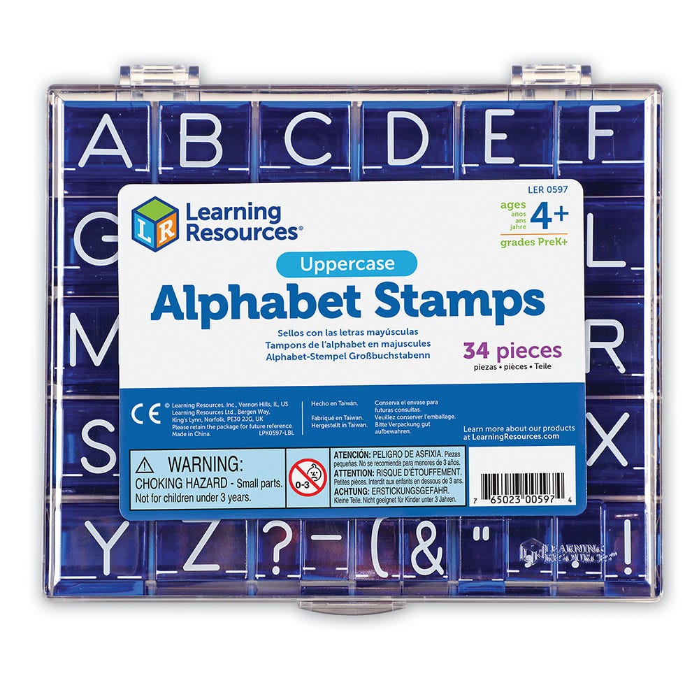 Uppercase Alphabet Stamps | Learning and Exploring Through Play