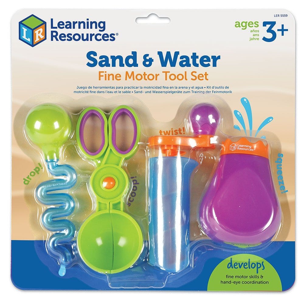 Sand and water fine motor tool set - 1