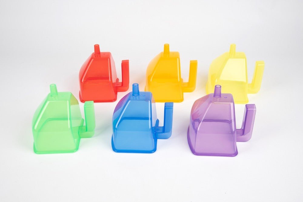 Translucent Colour Funnel Set - Pk6 | Learning and Exploring Through Play