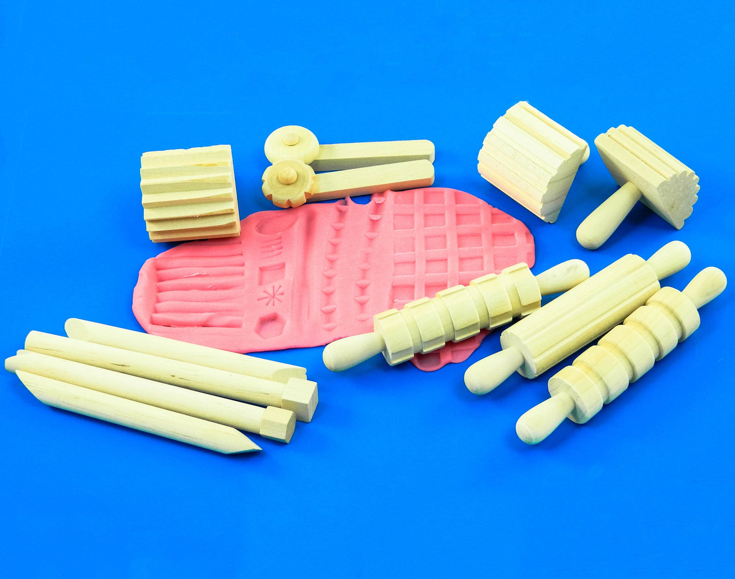 Wooden Dough Tool Set of 12 | Learning and Exploring Through Play