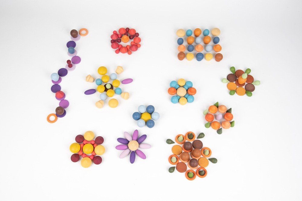 Wooden Treasures - 168 Pieces | Learning and Exploring Through Play